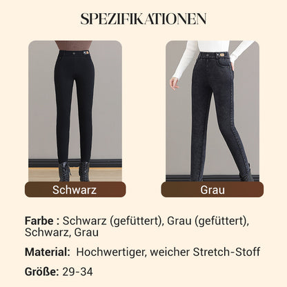 👖✨ WARME SKINNY-JEANS – Hohe Taille & Stretchmaterial, optimaler Tragekomfort für den Winter, trendiger Stil für den Alltag und Ausgehen ❄️💃