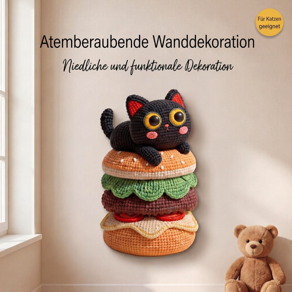 🐱Heißer Verkauf 50% Rabatt🔥Wandmontiertes Katzenkratzbrett ohne Installation