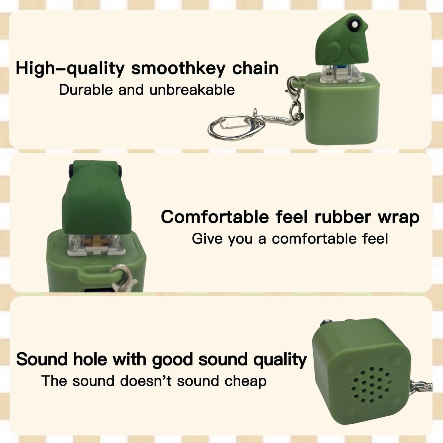 🔥HEIßER SCHNÄPPCHEN- BIS ZU 50% RABATT🔥Froschquaken Fidget-Spielzeug - Wiederaufladbarer Froschquaken-Schlüsselanhänger, Froschquaken-Stresslinderer mit bunten Lichtern, lustiges & tragbares Angstlinderungs-Spielzeug