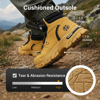 📢📢50 % RABATT !!🥾Herren-Outdoor-Arbeitsschuhe mit drehbarer Schnalle (wasserdicht, rutschfest, bequem und atmungsaktiv)