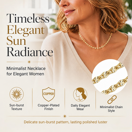 ✨ NUR FÜR KURZE ZEIT 50 % RABATT! ⚡ Elegante, flache verkupfert Damenhalskette – Schick, Zart, Zeitlos