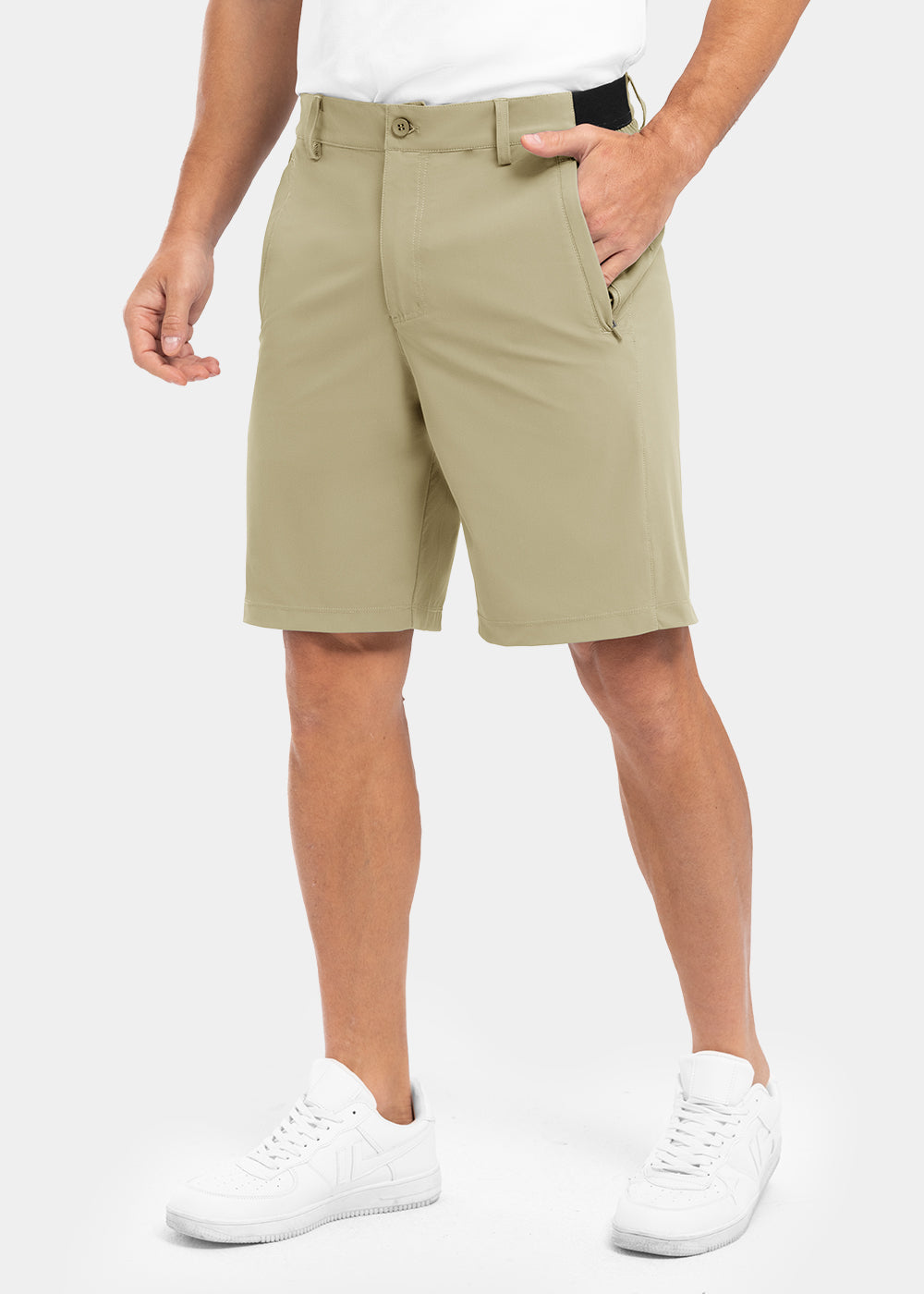 👍 Stretch-Golfshorts für Herren, schnell trocknend, lässig, für die Arbeit