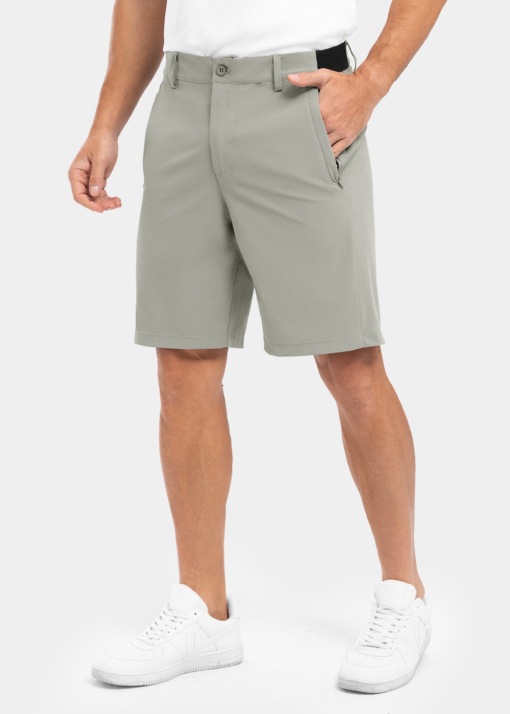 👍 Stretch-Golfshorts für Herren, schnell trocknend, lässig, für die Arbeit