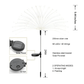 🛍️ 50 % Rabatt – 200 LED Solar-Feuerwerkslichter, 8 Modi, IP65 – wetterfest & warmweiß für Garten, Terrasse & Party 🌟