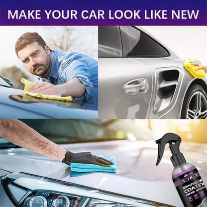 🔥3-IN-1 Hoher Schutz Schnelles Auto-Beschichtung Spray🔥