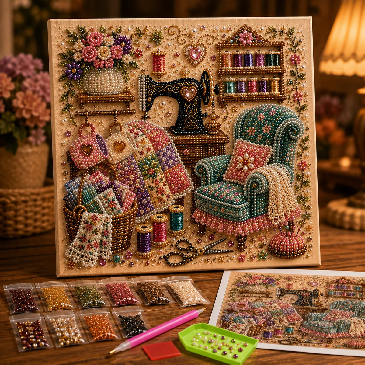 💎 50% RABATT! 🎨 Diamantmalerei-Set – Kreative Auszeit & Entspannung ✨