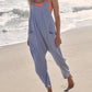 👗✨ 50% RABATT! Minimalistischer Overall mit Taschen und V-Ausschnitt – Schlicht, elegant & perfekt für Alltag, Büro & Freizeit 🌿
