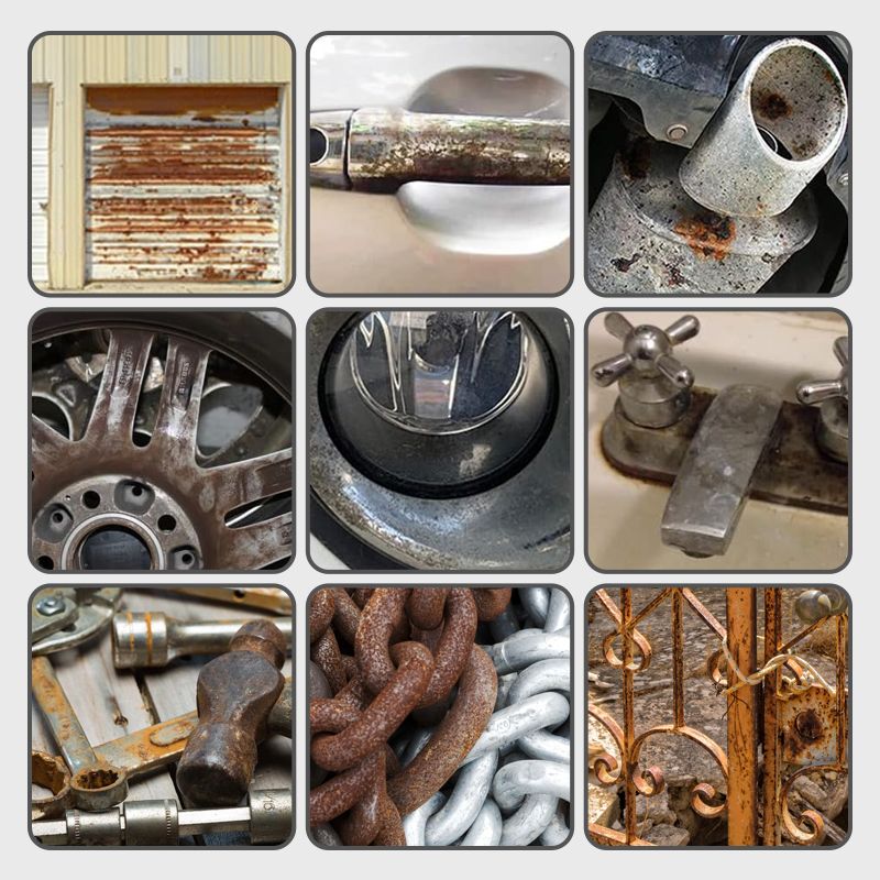 🔥Premium Rostumwandler & Metallic-Schutzlack – Stoppt Rost in 20 Min.