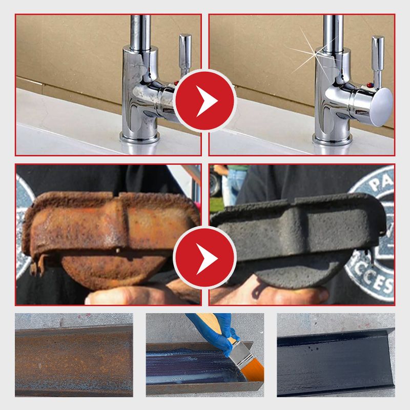 🔥Premium Rostumwandler & Metallic-Schutzlack – Stoppt Rost in 20 Min.