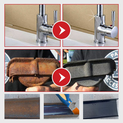 🔥Premium Rostumwandler & Metallic-Schutzlack – Stoppt Rost in 20 Min.