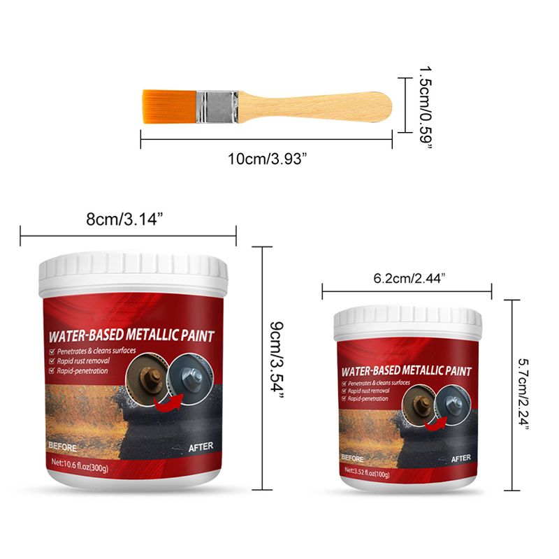 🔥Premium Rostumwandler & Metallic-Schutzlack – Stoppt Rost in 20 Min.