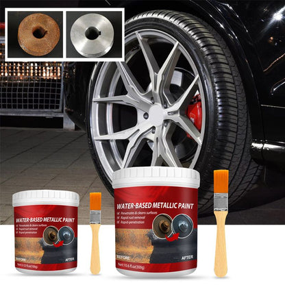 🔥Premium Rostumwandler & Metallic-Schutzlack – Stoppt Rost in 20 Min.