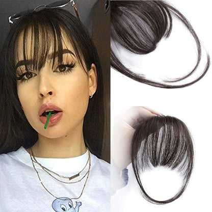 🎀Air Bangs Frauen mehrfarbige Perücke Stück