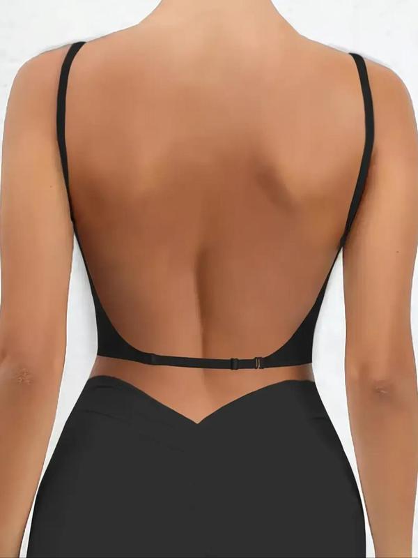 👙🌹 Nahtloser U-förmiger rückenfreier BH – Unsichtbar, bequem & perfekt unter figurbetonter Kleidung – Ideal für trägerlose oder tief ausgeschnittene Outfits – stützt ohne zu drücken 💫