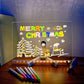 🎄Weihnachtsaktion 50% Rabatt🎁Kreatives wiederbeschreibbares Acryl-LED-Nachrichtenschild
