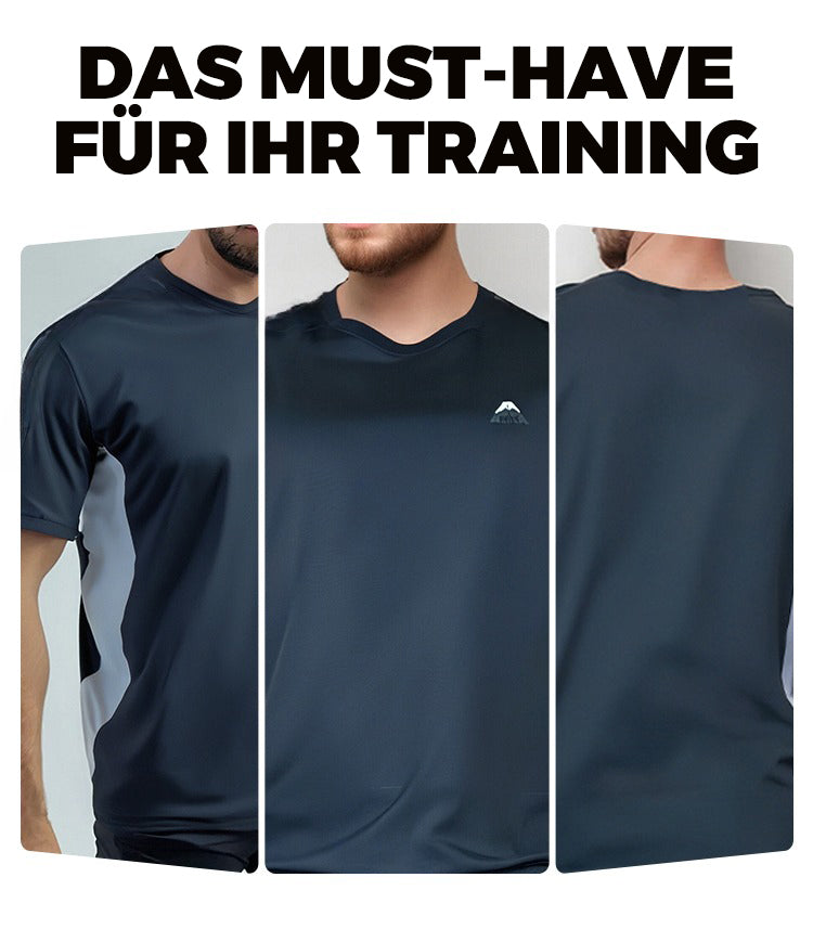 🏆53% RABATT🌀Zweiteiliges Sport-Set für Herren: Kurzarm-T-Shirt & Lange Hose