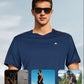 🏆🌀Zweiteiliges Sport-Set für Herren: Kurzarm-T-Shirt & Lange Hose