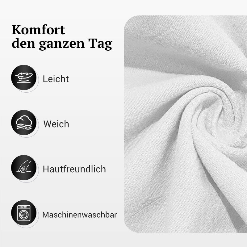 🌸💖Einfarbiges Set aus schulterfreiem Oberteil und Hose