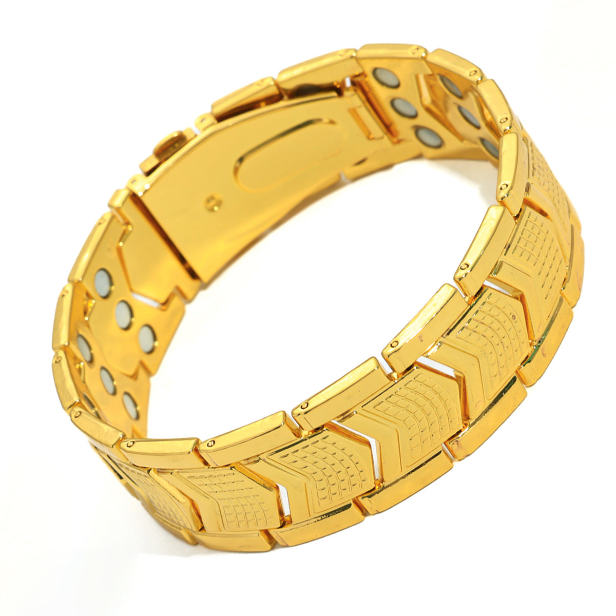 Herren-Kupferarmband, 3× Stärke, aus 99,99 % reinem Kupfer, magnetisch, verstellbare Länge