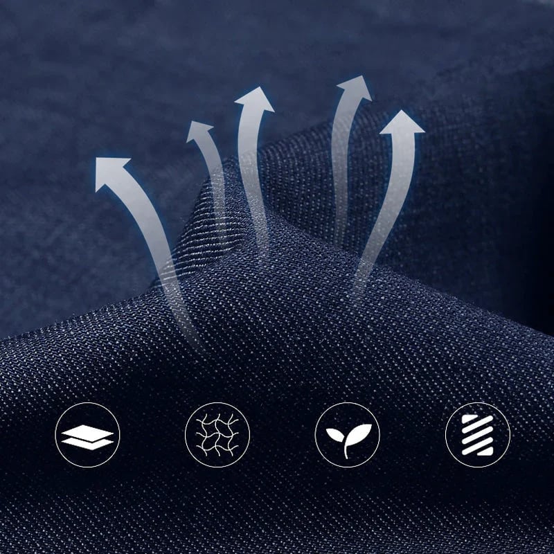 🔥Herren Jeans mit hoher Taille und geradem Schnitt