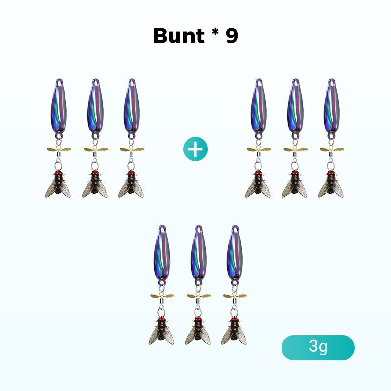 🎣🎁Angelköder mit Metallpropeller zum Fischen✨