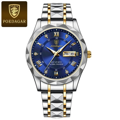 ⌚Wasserdicht Top Marke Luxus Mann Armbanduhr mit leuchtenden 💧🌟