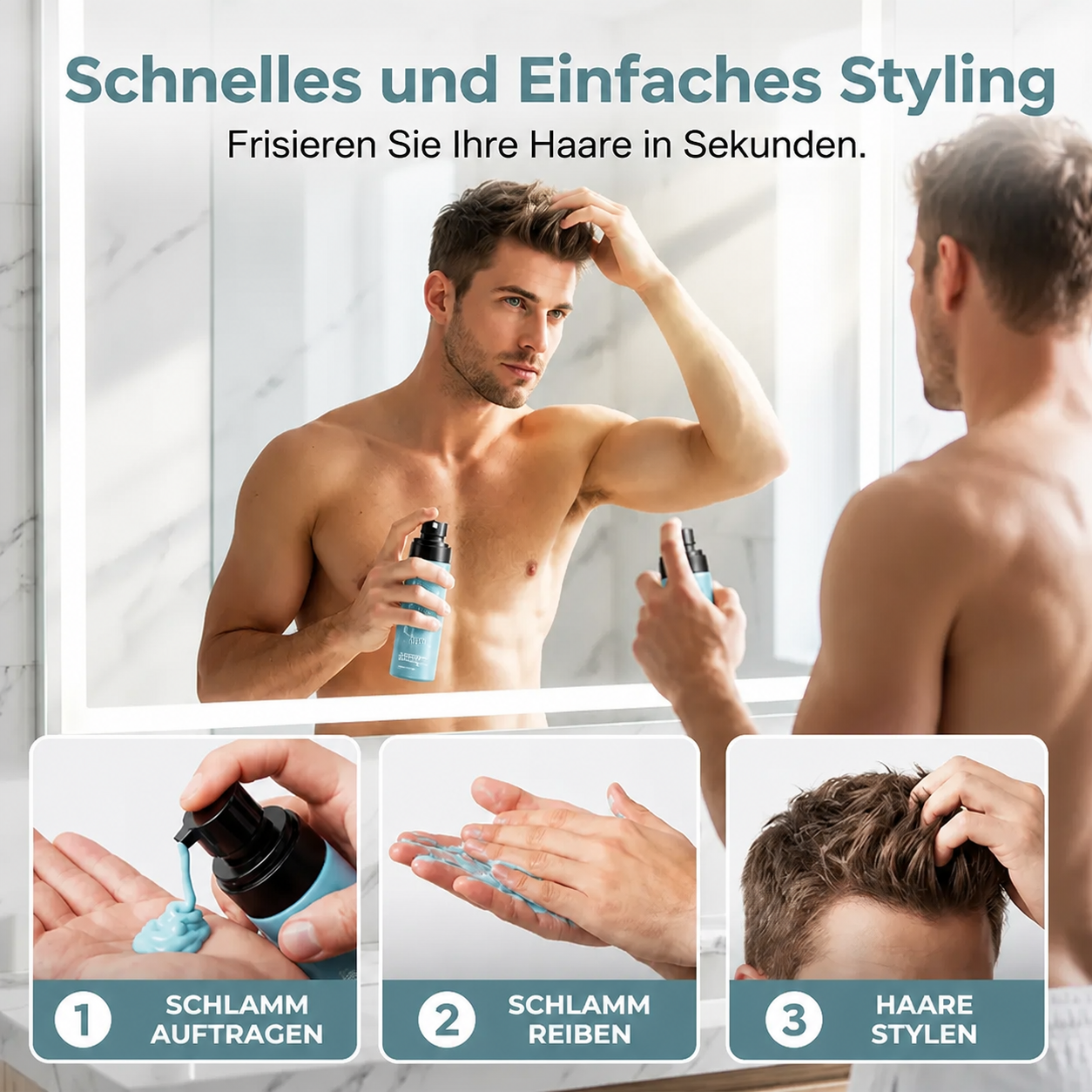 💇‍♀️✨ 50% RABATT! Schnelltrocknendes Matt-Haarspray – Für natürlichen Halt ohne fettigen Glanz ✨