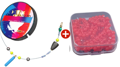 🔥🎁 2+1 GRATIS!! 🥳🐟 Angelschnurset mit automatischer Tiefensuche – Einfach & Schnell einsatzbereit! 🎣💨