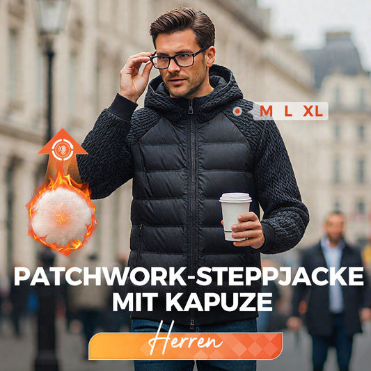 🔥Gepolsterte Windjacke mit Kapuze für Herren