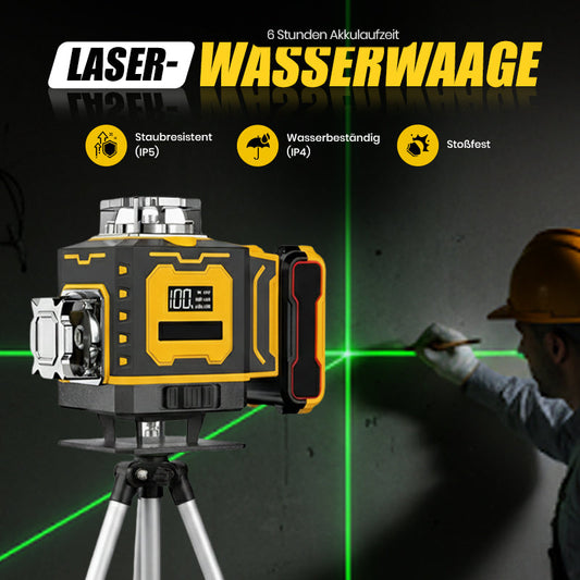 📏 Multifunktions-Laserwasserwaage – Selbstnivellierend, Horizontale & Vertikale Linien & Ideal für Heimwerker 🔧