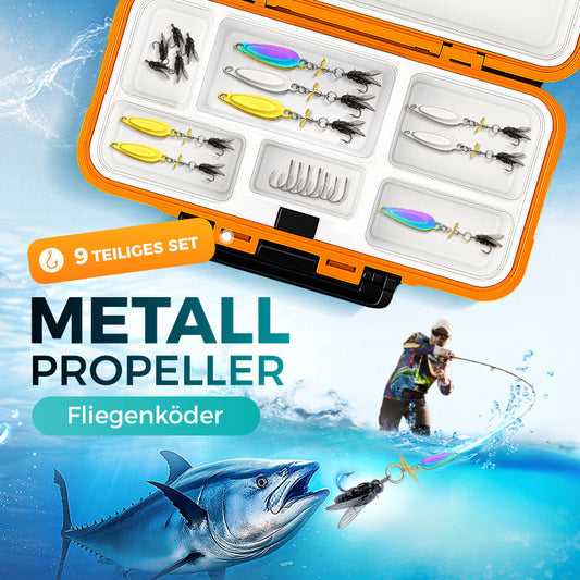 🎣🎁Angelköder mit Metallpropeller zum Fischen✨