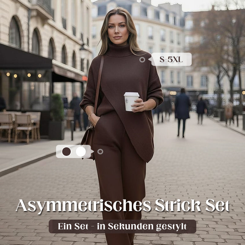 2-teiliges Oversize-Set aus Pullover und Hose für Damen