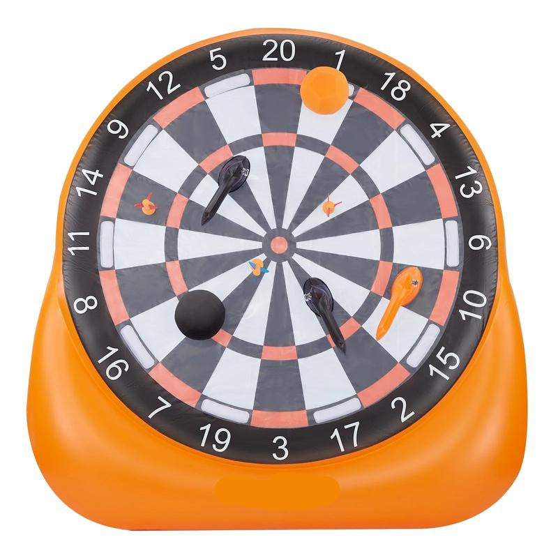 🎯⚽️Aufblasbare Fußball-Dartscheibe, riesige Fußball-Dartscheibe, kommt mit 2 Fußbällen und Luftpumpe, lässt sich in 3 Minuten installieren, ideal für große Gartenspiele.