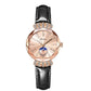 ⌚ Damen-Uhr mit Edelstahlband, wasserdicht, Kalender & funkelndem Zirkonia-Besatz – elegantes Butterfly-Verschluss-Design ✨
