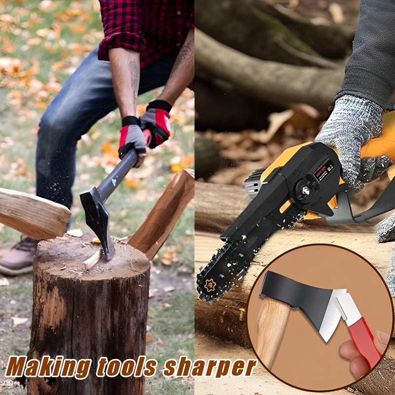 【📢📢Limitiertes Angebot – Kauf 1, erhalte 2 gratis !!】⏰ Tragbarer Gartenscheren-Schärfer – Schnell, einfach & vielseitig – Ideal für Messer, Scheren & Werkzeuge im Außenbereich 🌿