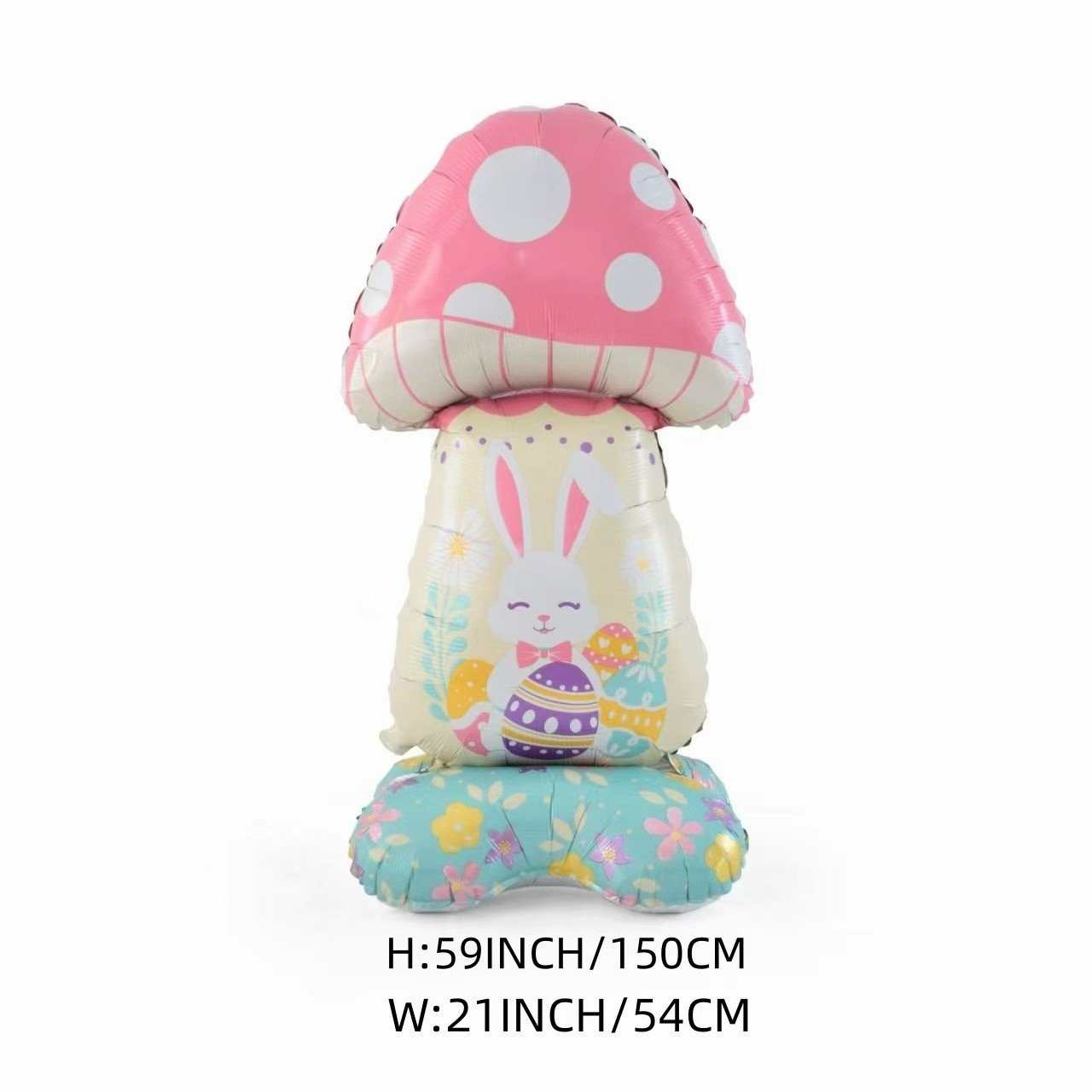 🎁 Oster-Frühbucher-Sale 🐰 Riesen 3D-Steh-Hase-Ballon – selbststehend für festliche Stimmung