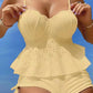 🔥Frauenstahlpalette Feste Farbhalter Split Bikini