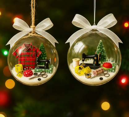 🎁🔥Letzter Tag des Ausverkaufs 51% Rabatt🔥💥Weihnachts-Nähprojekt: Schneekugel-Ornament🎄