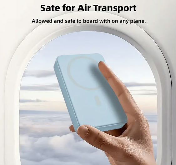 📱🔋15W Schnellladung Portabler Drahtloser Magnetisches Powerbank