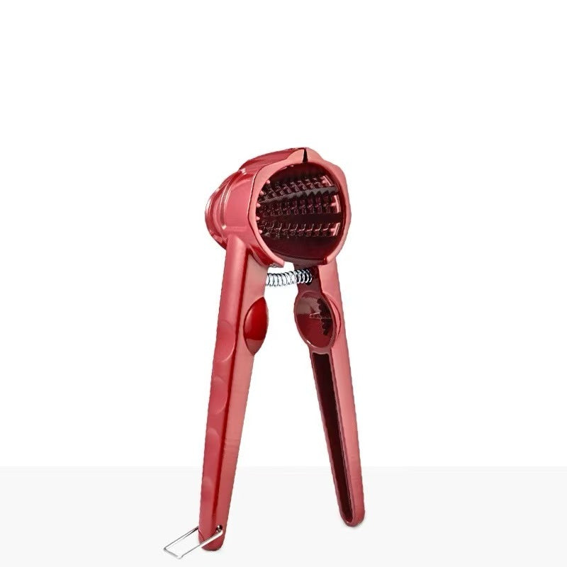 🔥 35 % RABATT! ✨ Leichter manueller Nussknacker – Spritzschutz, Aluminium und Edelstahl, einfach zu verwenden für Nüsse und Mandeln 🥜⚙️