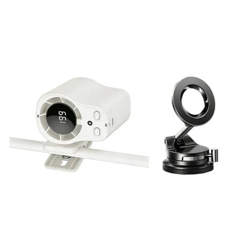 🔥HEISSER SALE – 50% RABATT🔥 Freihändiger persönlicher Kühlventilator mit LED-Display