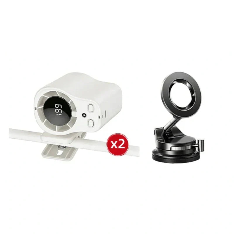 🔥HEISSER SALE – 50% RABATT🔥 Freihändiger persönlicher Kühlventilator mit LED-Display