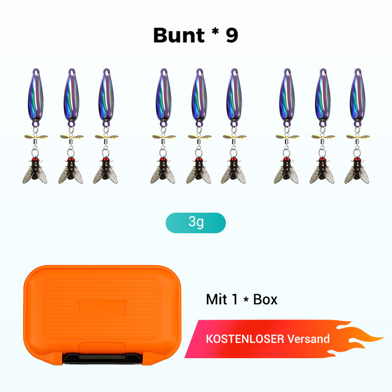 🎣🎁Angelköder mit Metallpropeller zum Fischen✨
