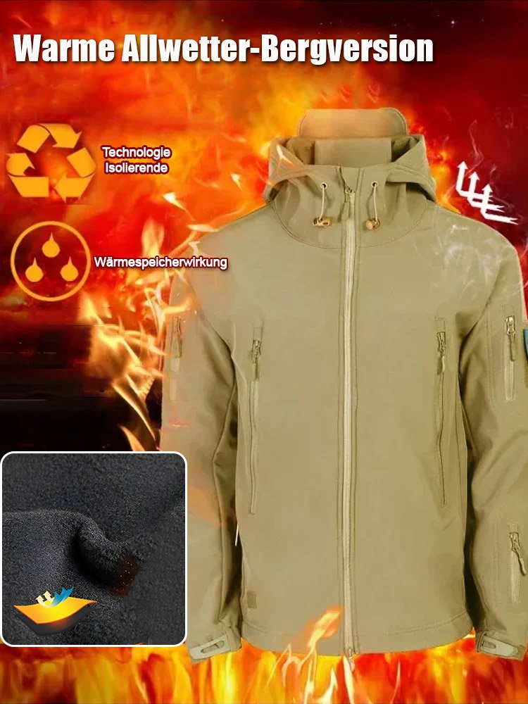 🛡️ 🧥 Taktisches Softshell-Jacken- & Hosen-Set – Wasserdicht, Winddicht & Isoliert für Extremeinsätze im Winter ⛰️