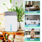🌿💦 220V mit Mehrfarbigen LED-Lichtern & Auto-Timer - Niedrige Energie & leiser Betrieb - Ideal für Schlafzimmer und Keller