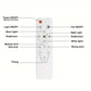 🍃 Intelligenter Deckenventilator mit Licht, RGB-Beleuchtung und Bluetooth-Lautsprecher♨️❄️