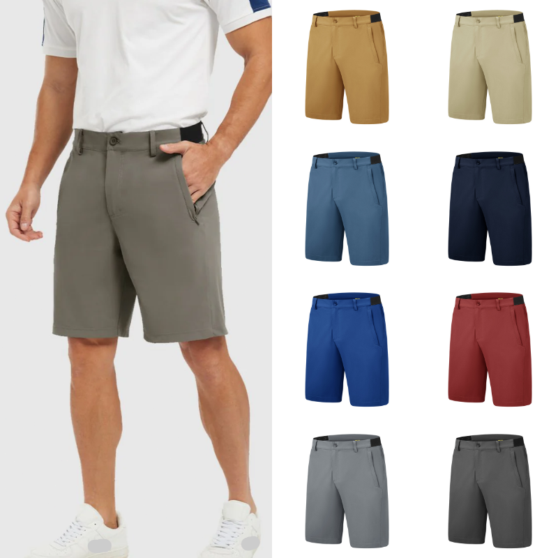 👍 Stretch-Golfshorts für Herren, schnell trocknend, lässig, für die Arbeit