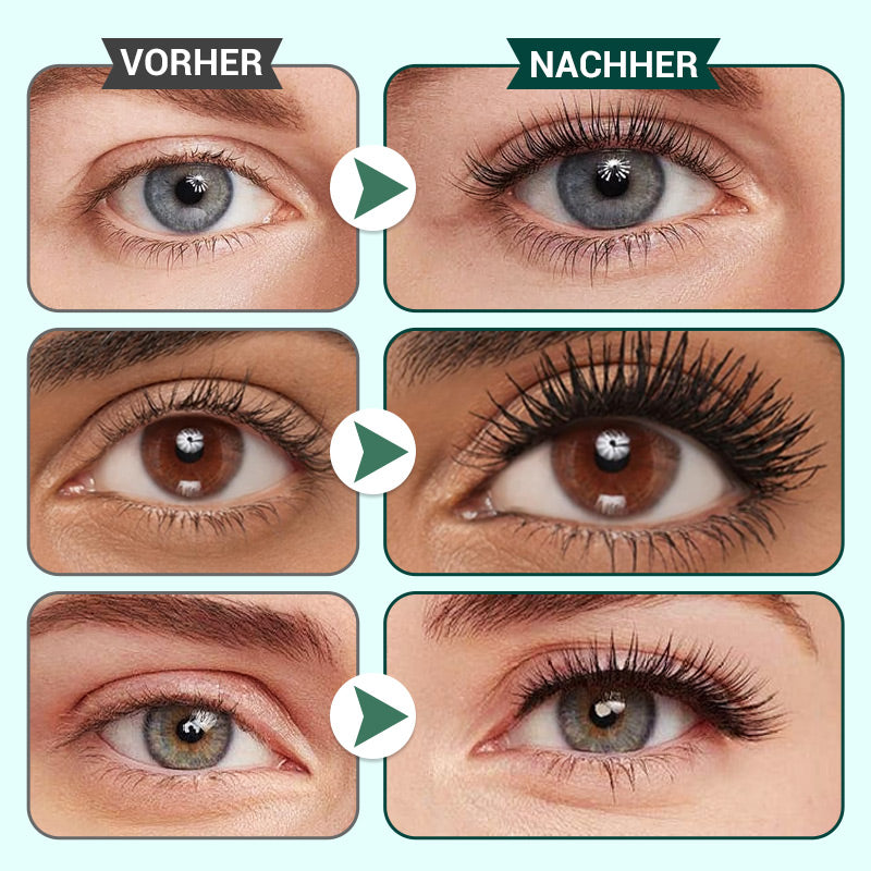 🎁Letzter Tag – Kaufe 1 bekomme 1 gratis⏰Ultimative wasserfeste & schweißfeste Mascara für Länge und Schwung💦