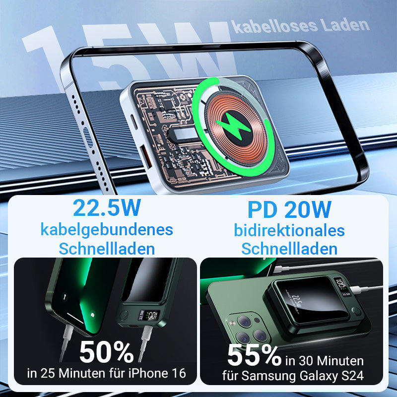 ⚡️💪 10000mAh Powerbank – 22.5W Schnellladen & Ultradünn!