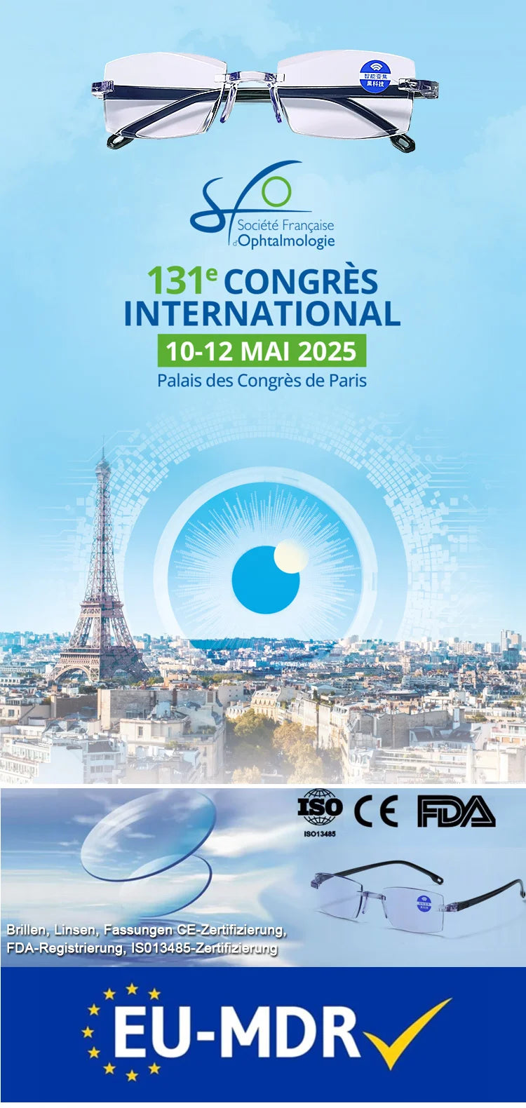 💎 Autozoom-Lesebrille – Automatische Fokussierung, Ultraleicht & Kristallklare Sicht für Nah und Fern 👓✨